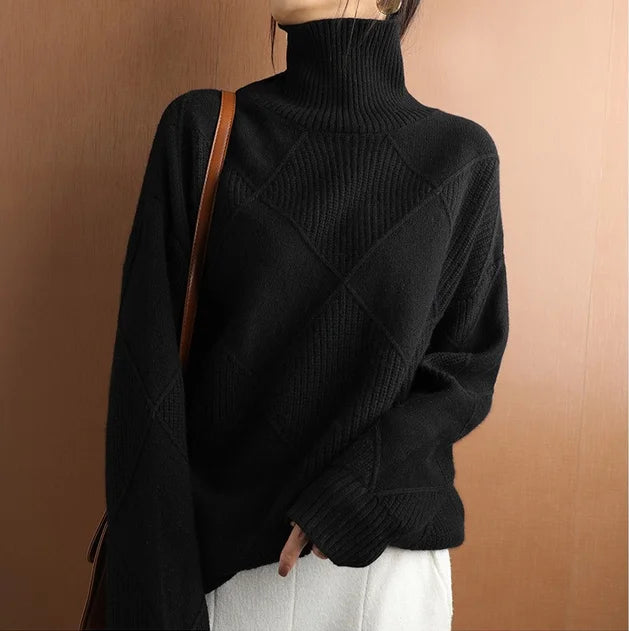 Mirella – Cozy Knit Turtleneck Sweater