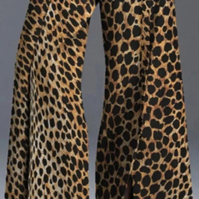Becky – Bold Leopard Wide-Leg Trousers