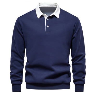 Jason - Stylish Polo Collar Sweater