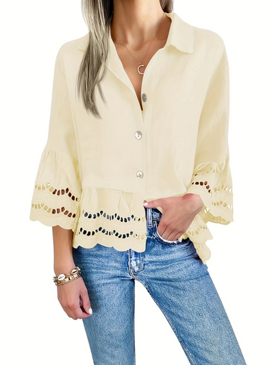 Amaya – Elegant Ruffle Blouse