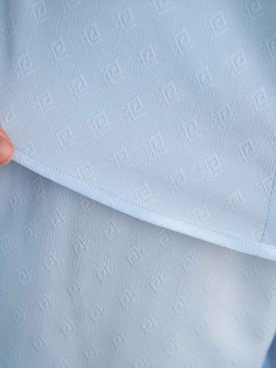 Christian - Casual Jacquard Shirt Shorts Set