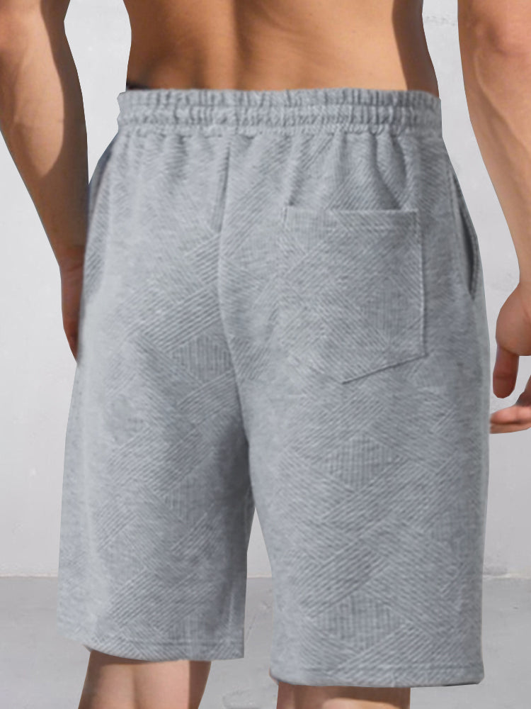 Ryan - Stylish Jacquard Textured Shorts