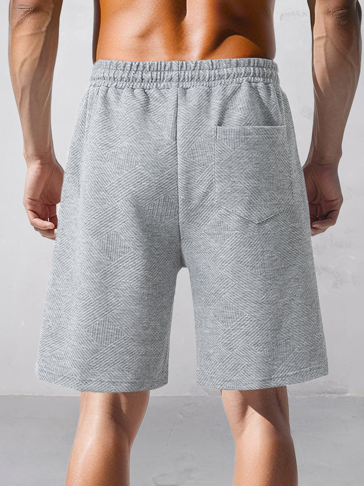 Ryan - Stylish Jacquard Textured Shorts