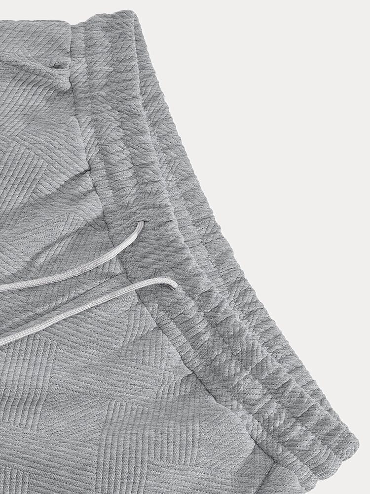 Ryan - Stylish Jacquard Textured Shorts
