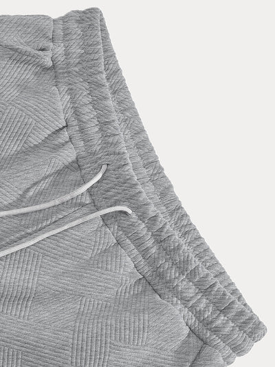 Ryan - Stylish Jacquard Textured Shorts