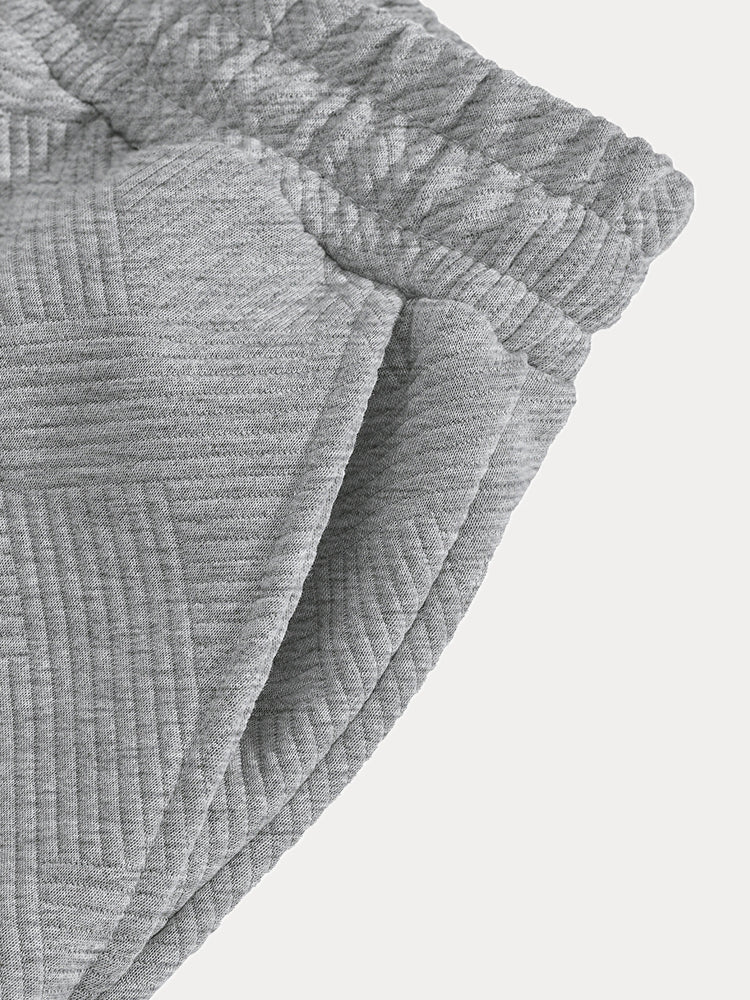 Ryan - Stylish Jacquard Textured Shorts