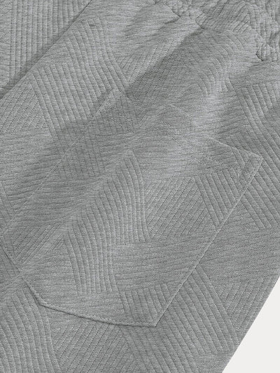 Ryan - Stylish Jacquard Textured Shorts