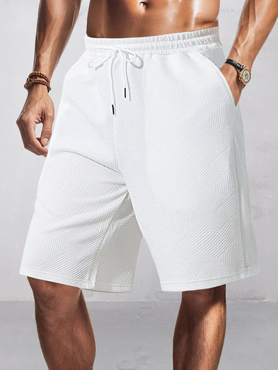 Ryan - Stylish Jacquard Textured Shorts
