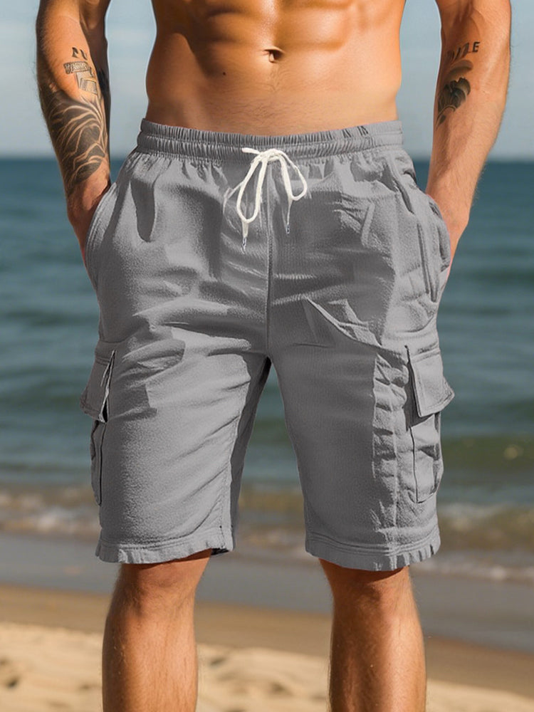 Thommy - Classic Breathable Cotton Cargo Shorts