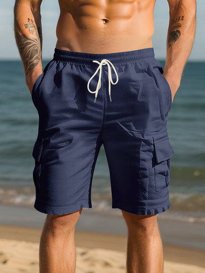 Thommy - Classic Breathable Cotton Cargo Shorts