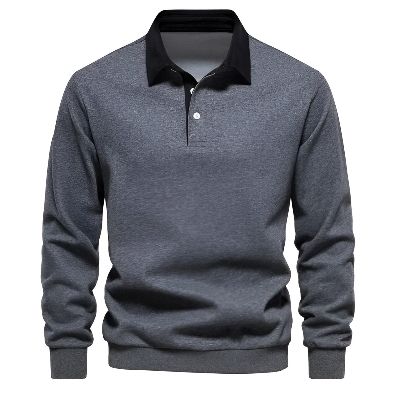 Jason - Stylish Polo Collar Sweater