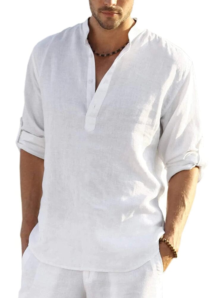 Marco - Cotton Style Henley Shirt
