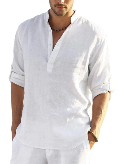 Marco - Cotton Style Henley Shirt