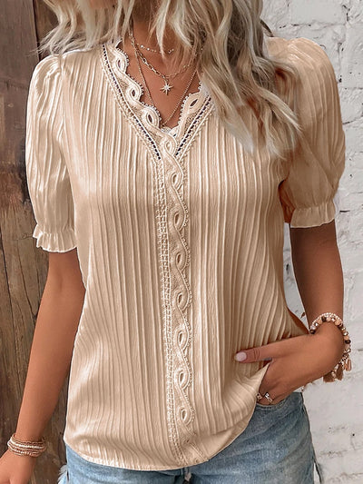 Annelie - V-Neck Blouse