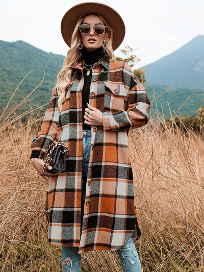 Brielle – The Plaid Statement Shacket