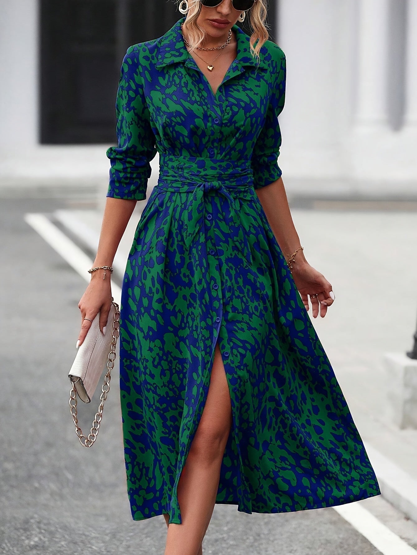 Valentina – Elegant Shirt Dress