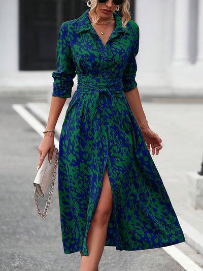 Valentina – Elegant Shirt Dress