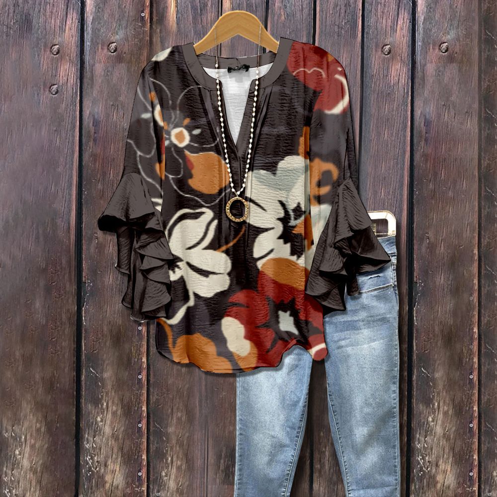 Susann - Vintage Floral Blouse 2