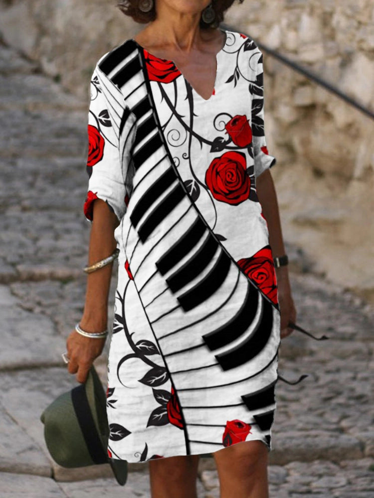 Tammah - V-Neck Dress 8