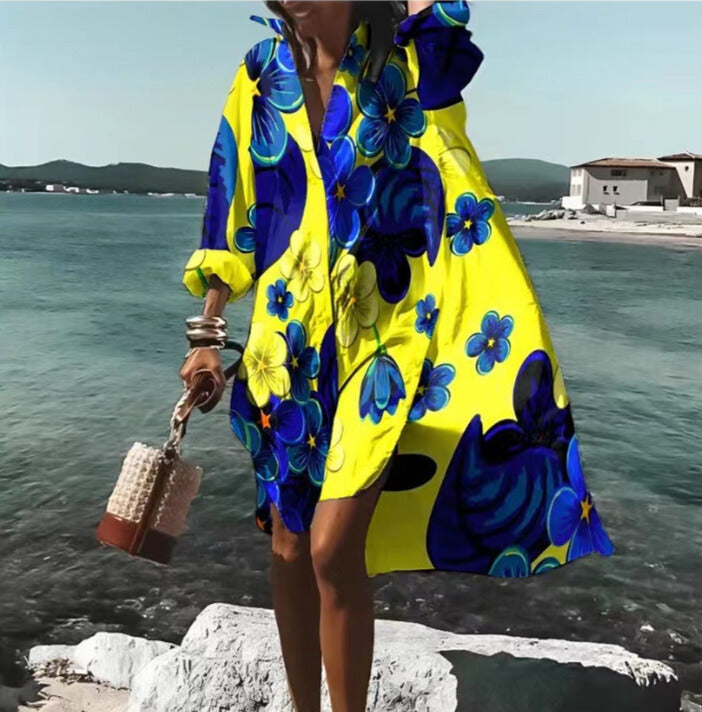 Solara – Print Shirt Dress 19