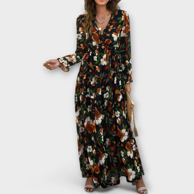 Helen - Elegant Floral Maxi Dress