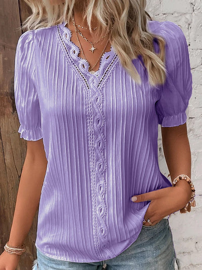 Annelie - V-Neck Blouse