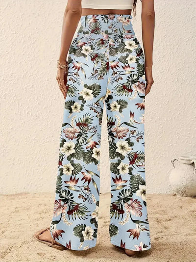 Lyanna – Floral High-Waist Summer Pants
