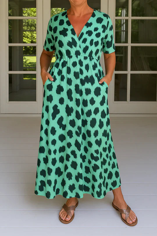 Amalya – Wild Elegance Maxi Dress