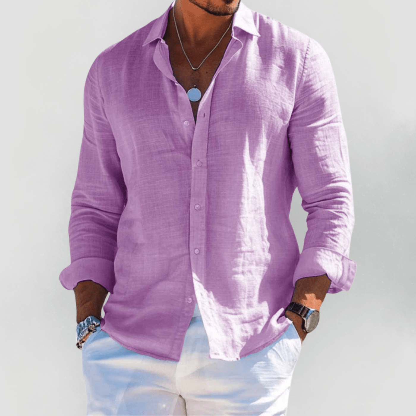 Riviera™ | Zomers herenoverhemd (1+1 GRATIS)