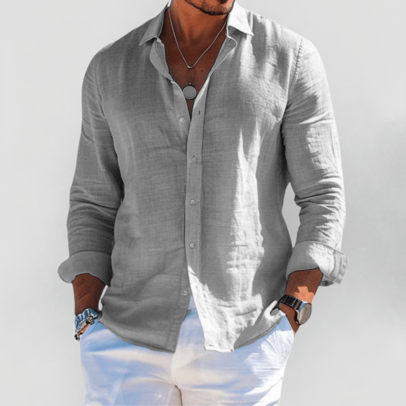 Riviera™ | Zomers herenoverhemd (1+1 GRATIS)