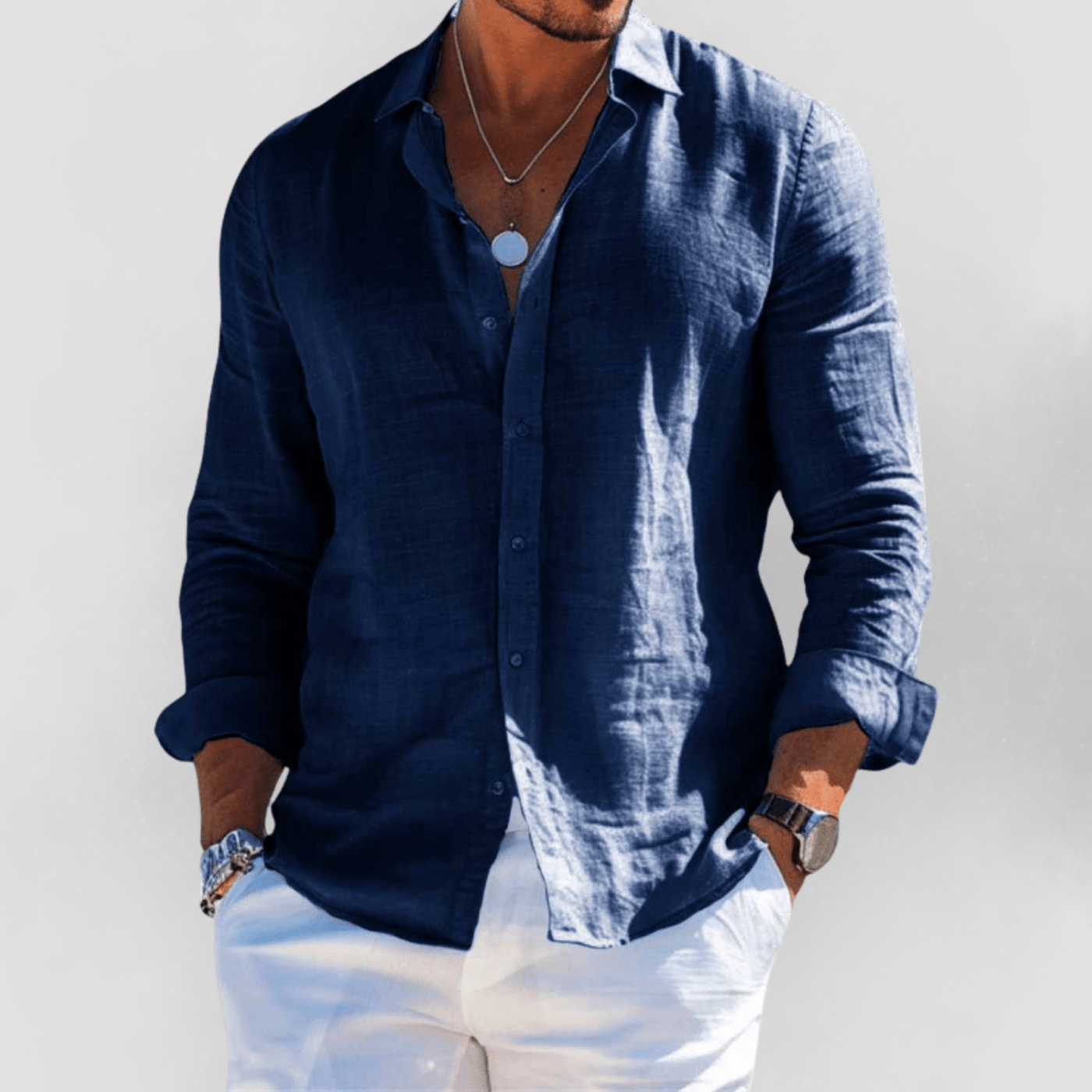 Riviera™ | Zomers herenoverhemd (1+1 GRATIS)