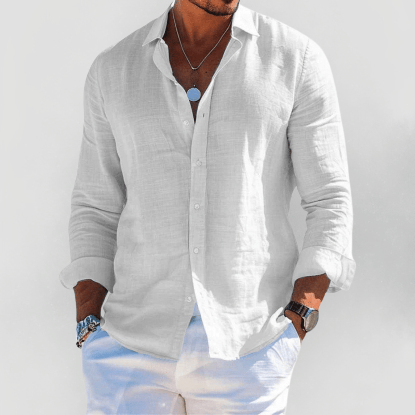 Riviera™ | Zomers herenoverhemd (1+1 GRATIS)