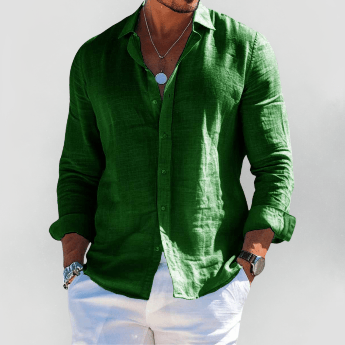 Riviera™ | Zomers herenoverhemd (1+1 GRATIS)