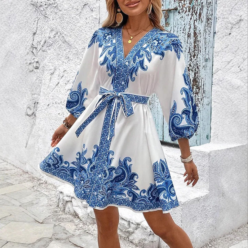 Millaine - V-Neck Dress